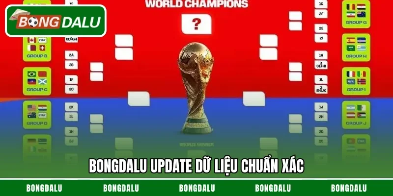 Bongdalu update dữ liệu chuẩn xác